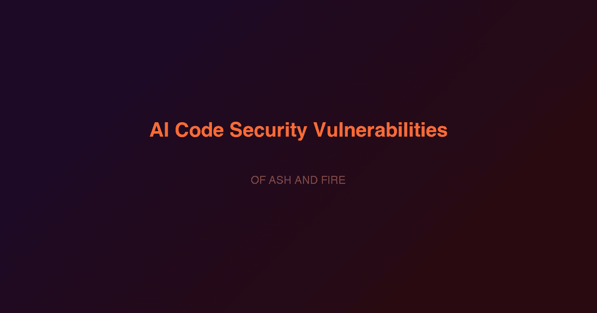 AI-Generated Code Security Vulnerabilities: The Hidden Risk in Your Codebase